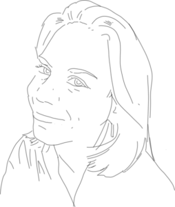 Portrait de Sidonie Salomé en traits
